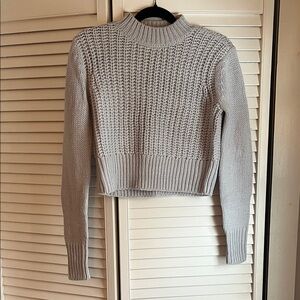 PacSun Light Gray Cowl Neck Sweater